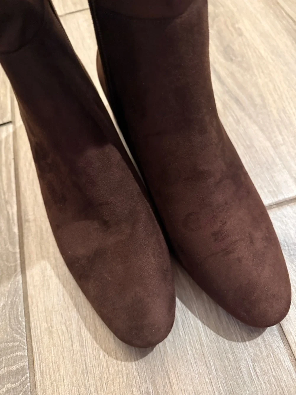 New Michael Kors Mocha Micro Suede Boots Sz 11 M - Picture 8 of 10